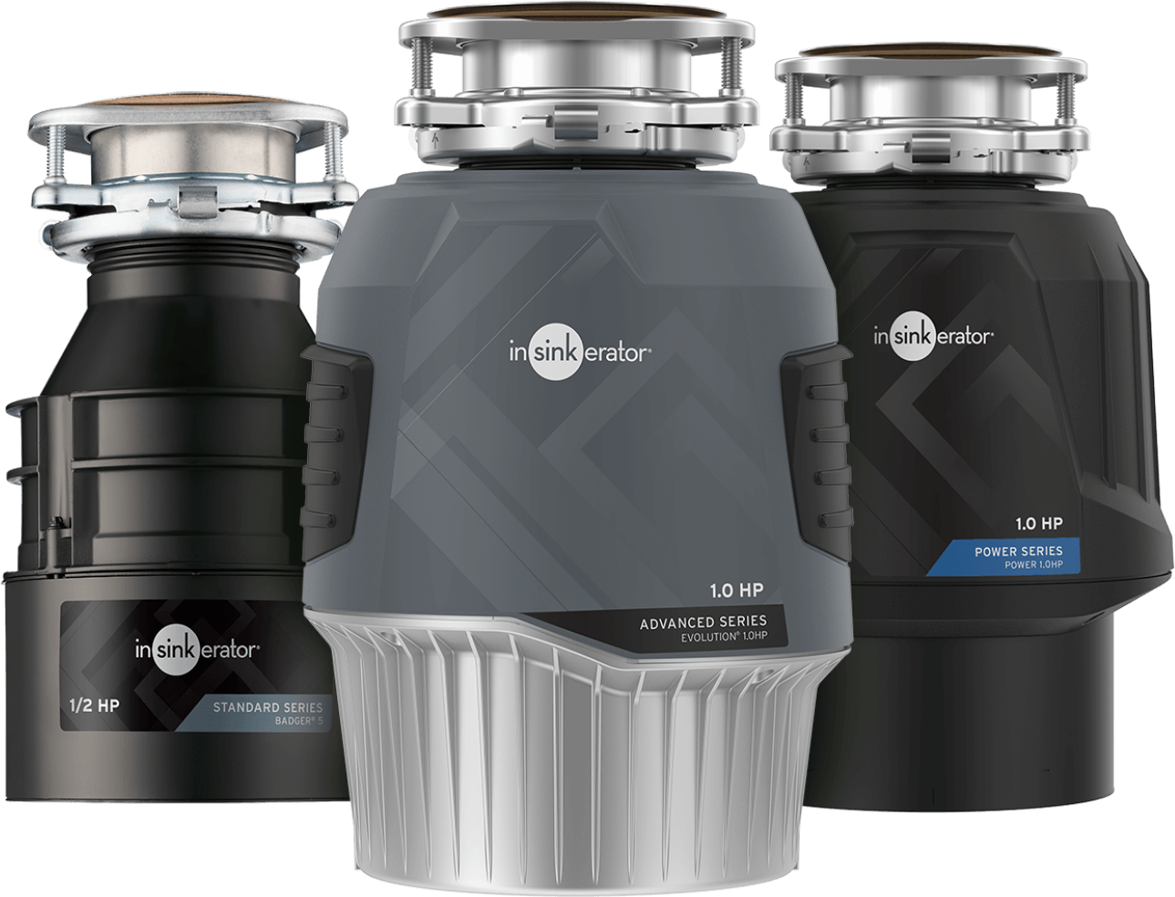 InSinkErator Garbage Disposals with MultiGrind<sup>®</sup> Technology